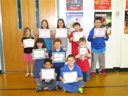 4th Grade Merit, Honor and High Honor Rolls 